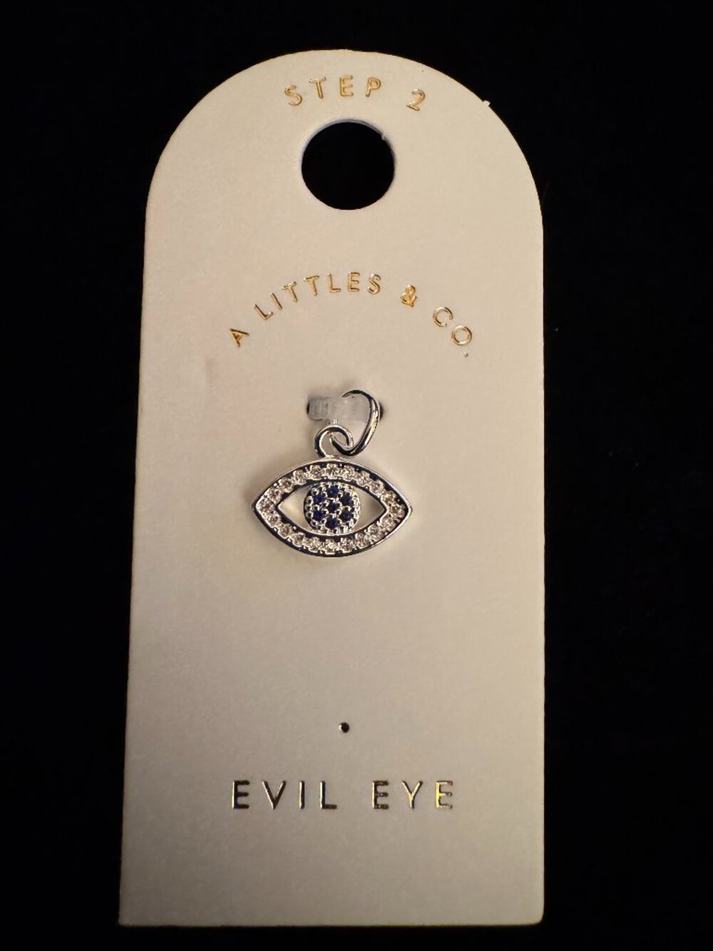 A Littles & Co. Evil Eye Charm – Silver – NWT 🧿✨